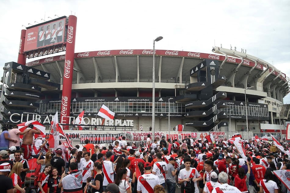 Así se vive la Superfinal de la Copa Libertadores en el Monumental