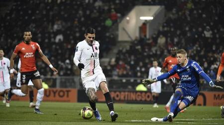 Icardi para el PSG ante Lorient por la Liga 1