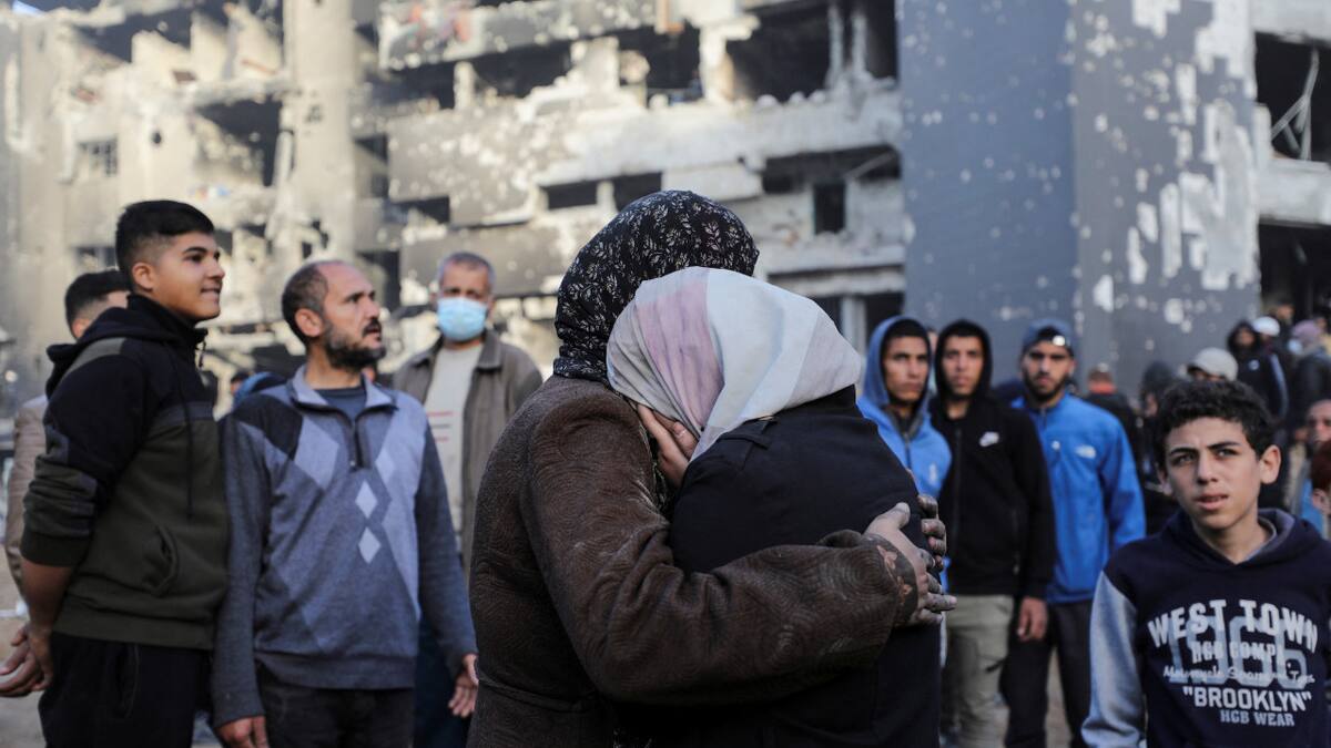 Destrucción del hospital Al Shifa, Franja de Gaza. Foto: Reuters.