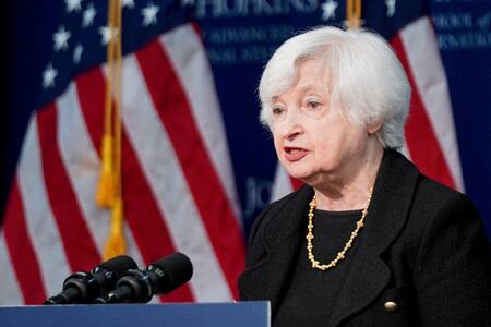 Secretaria del Tesoro estadounidense, Janet Yellen. Foto: Reuters.