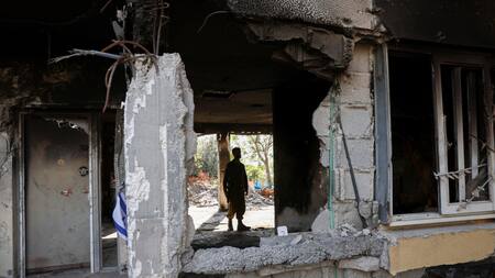 Destrucciones en la guerra entre Israel y Hamás. Foto: Reuters.