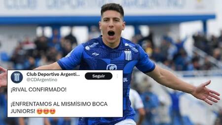 La emoción de Argentino de Monte Maíz por enfrentar a Boca en la Copa Argentina. Foto: NA