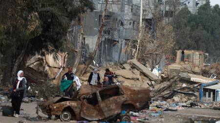 La UNRWA denuncia la situación crítica de las escuelas de Gaza. Foto: Reuters.