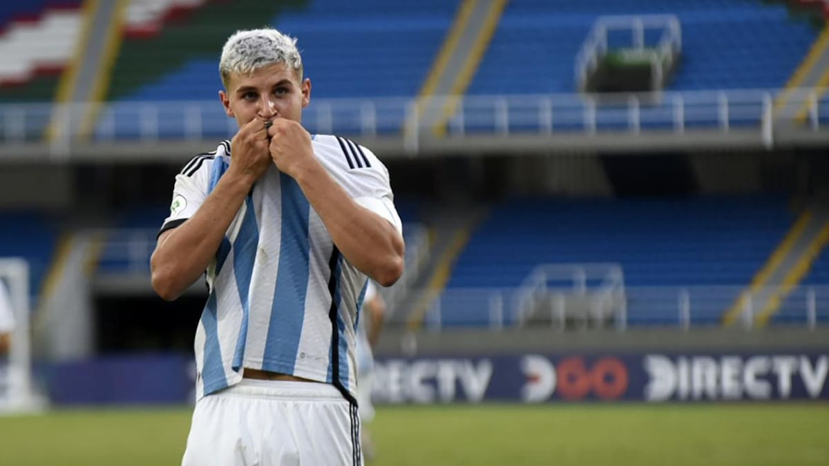 Sudamericano Sub 20, Argentina vs. Perú. Foto: @Argentina.