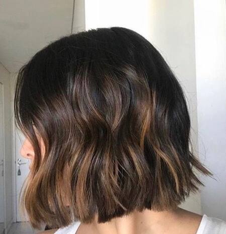 Mechas sin decolorar. Foto PINTEREST