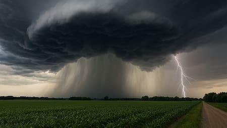 Alerta por tormentas severas: las provincias afectadas por lluvias intensas, actividad eléctrica y vientos fuertes