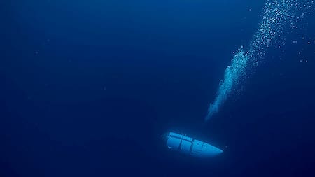 Submarino Titan. Foto: Reuters.