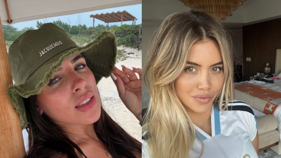 Valu Cervantes y Wanda Nara.