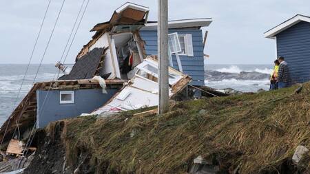 El huracán Fiona arrasó con el noreste de Canadá. Foto: Reuters.