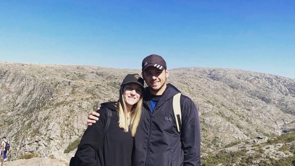 La pareja cordobesa que fue deportada desde México. Foto: Instagram.