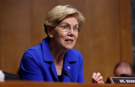 Elizabeth Warren, senadora de Estados Unidos.
