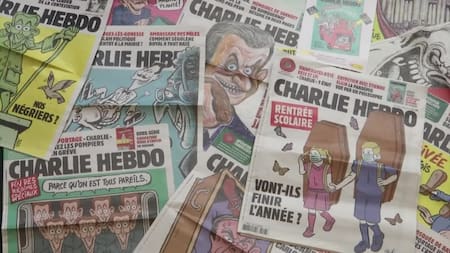 La revista satírica francesa Charlie Hebdo. Foto: Reuters.