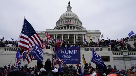 Toma del Capitolio. Foto: EFE