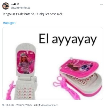 Memes apagón en Europa. Foto: X.