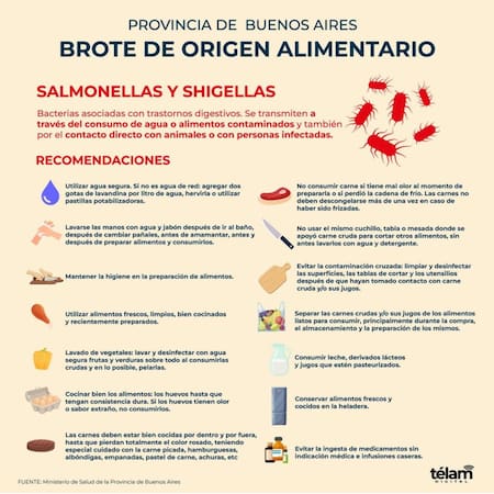 Salmonella. Foto: Télam