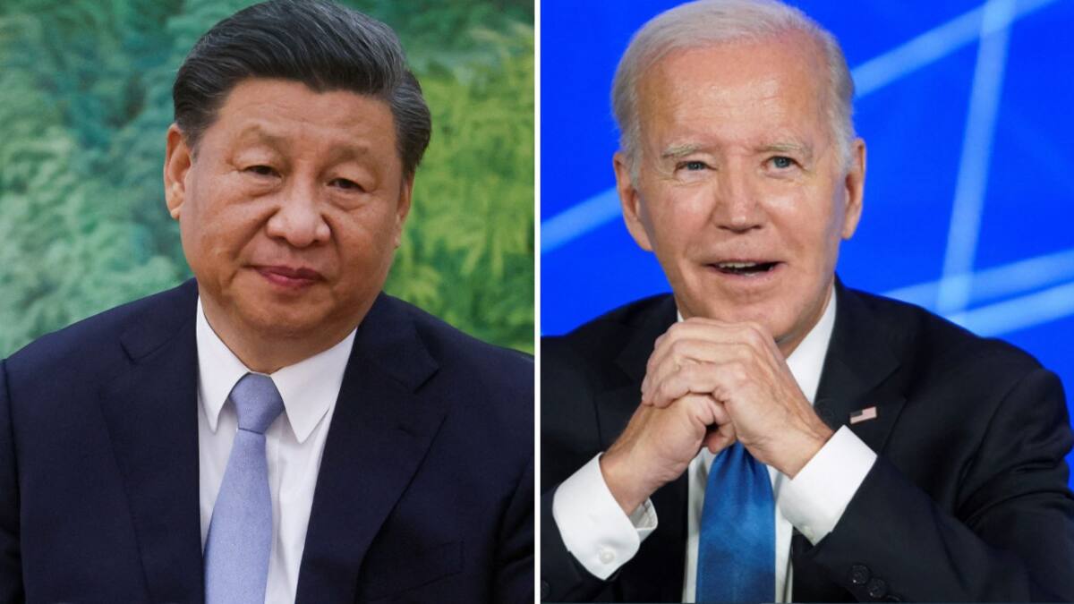 Los presidentes de China y Estados Unidos, respectivamente. Foto: Reuters