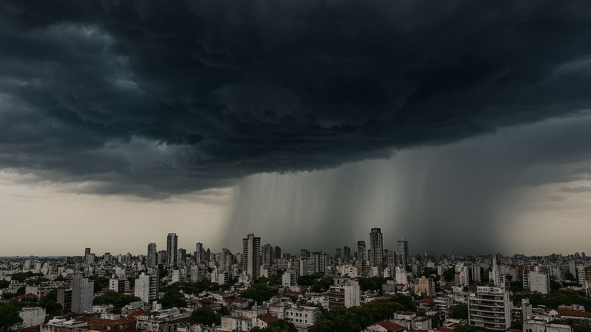 Chau al clima tropical en Buenos Aires: qué día llega la bomba de agua que bajará las temperaturas y qué dice el pronóstico del tiempo