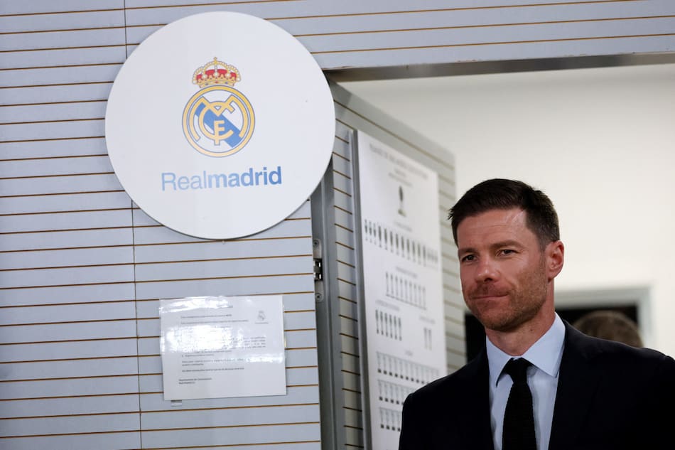 Xabi Alonso fue presentado como nuevo DT del Real Madrid. Foto: Reuters/Juan Medina.