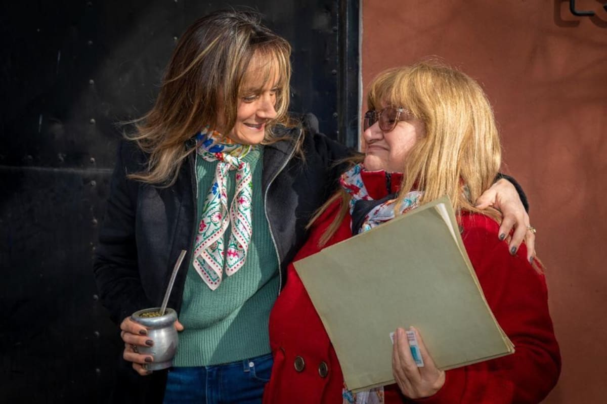 Malena Galmarini inauguró obra de agua potable en Benavídes. Foto: Prensa.