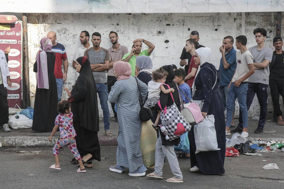 Crisis humanitaria en Gaza. Foto: EFE.