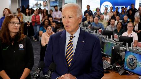 Joe Biden anunció que visitará Florida. Foto: Reuters.