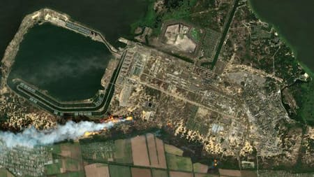 Vista general de la central nuclear Foto Reuters