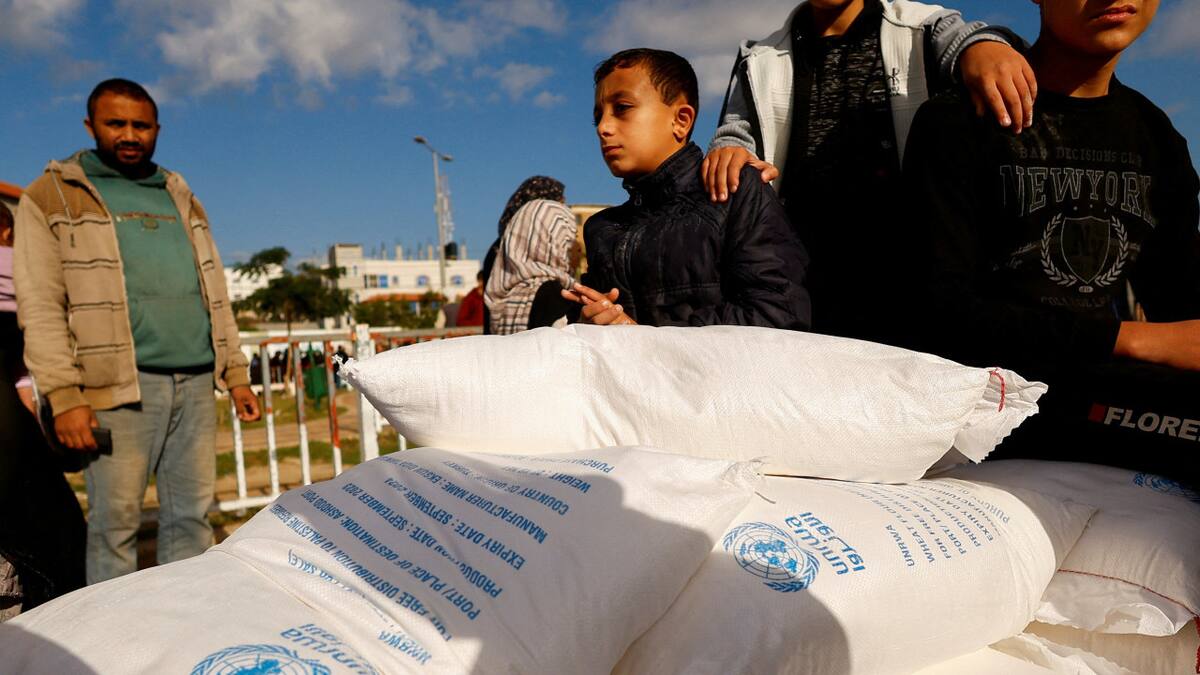 Entrega de ayuda humanitaria. Foto: Reuters