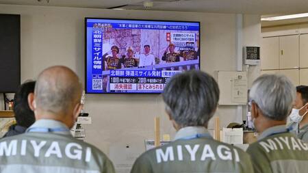 Nuevos misiles al mar de Corea del Norte. Foto: REUTERS.