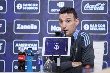 Lionel Scaloni, técnico de la Selección Argentina. Foto: NA.