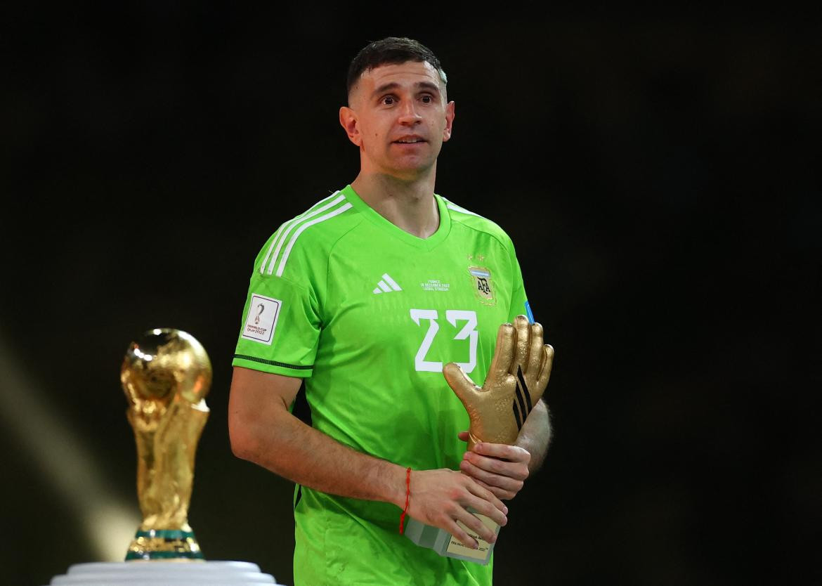 Emiliano Martínez; Qatar 2022. Foto: Reuters