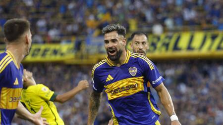 Milton Giménez, Boca vs Defensa y Justicia. Foto: NA/Damián Dopacio
