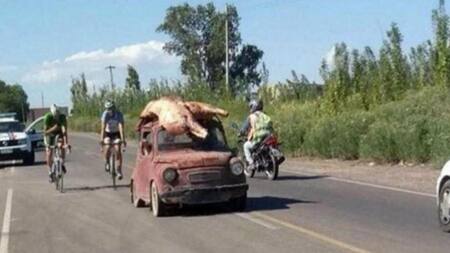 Volcó camión - San Juan