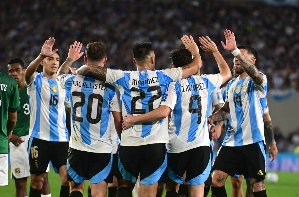 Selección argentina. Foto: NA.