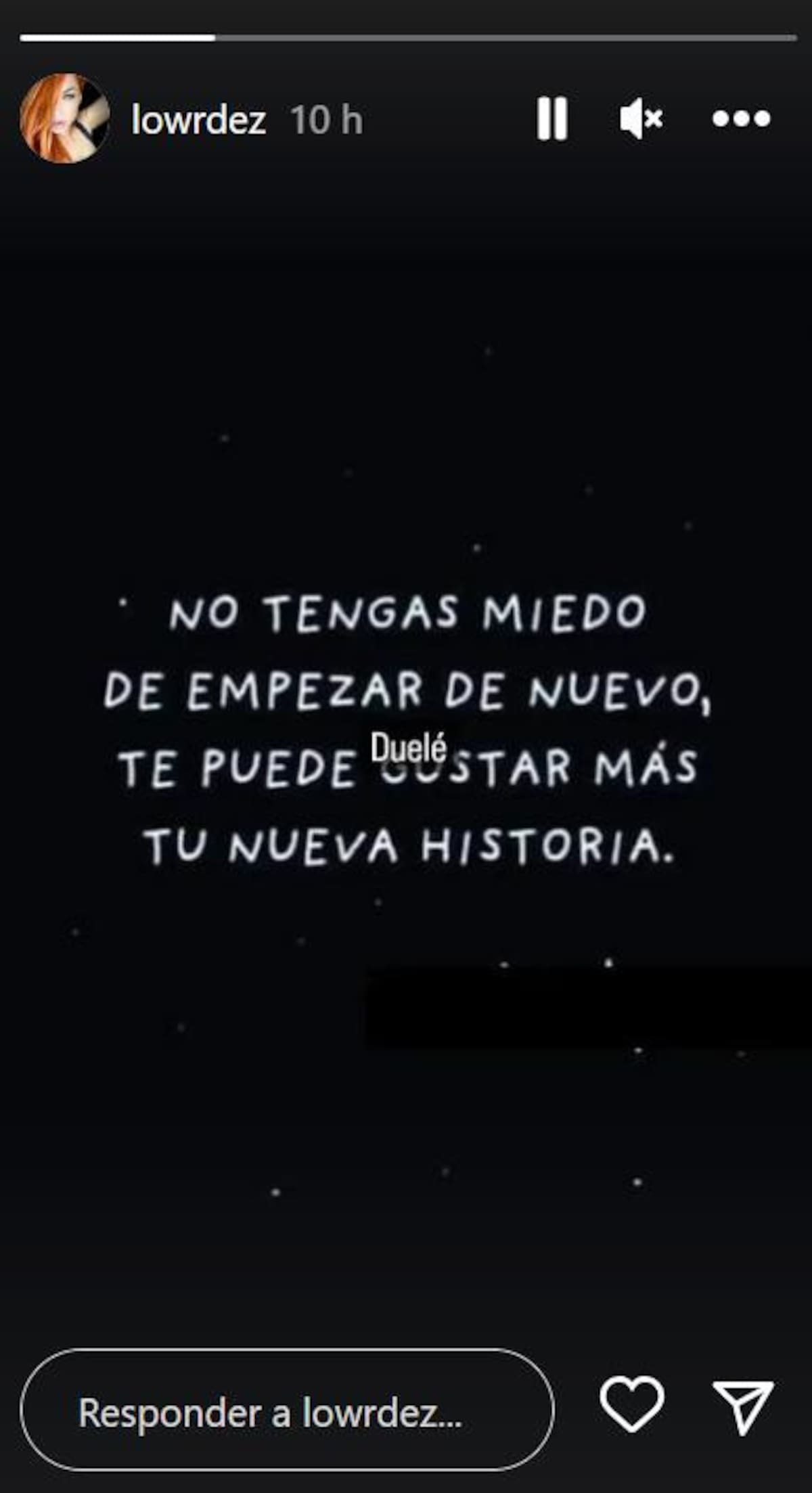La nueva historia de Lourdes de Bandana. Foto: Instagram.