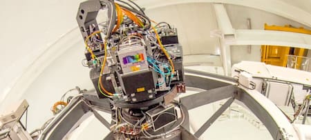 La Cámara que tomó las imágenes. Fuente: PAUS (Physics of the Accelerating Universe Survey)