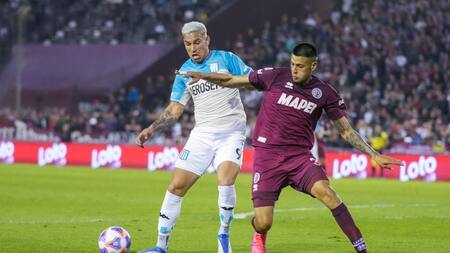 Liga Profesional de Fútbol, Lanús vs. Racing. Foto: NA.