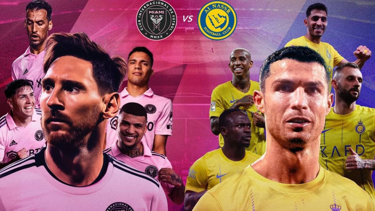 Amistoso entre Inter Miami y Al Nassr. Foto: NA.