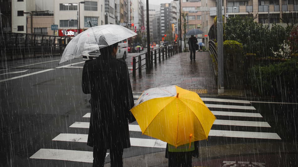 Lluvia en Buenos Aires.