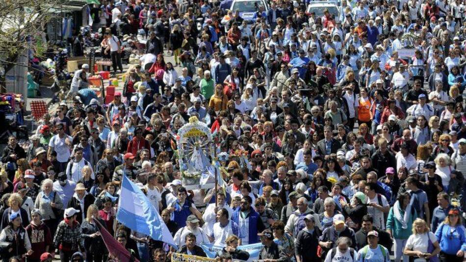 Peregrinación a Luján, fieles