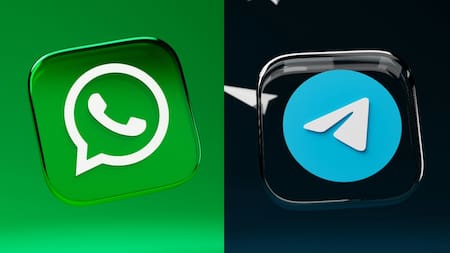 WhatsApp y Telegram. Foto Unsplash.
