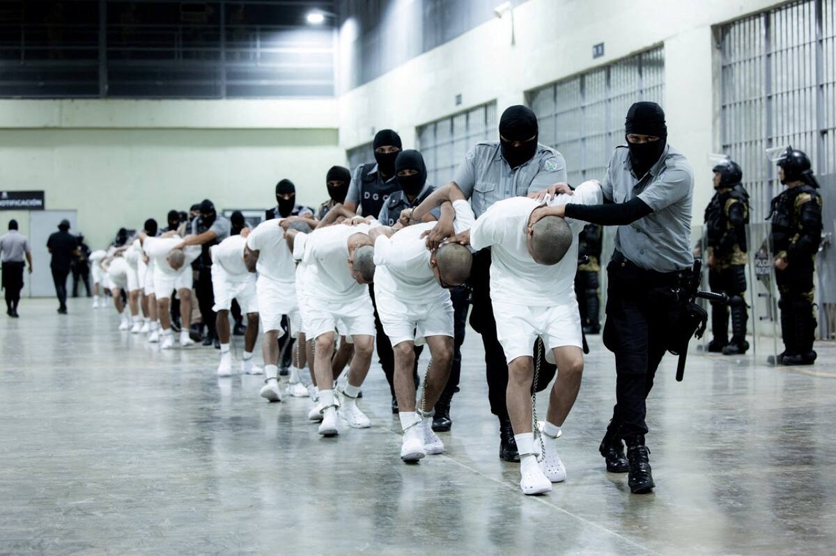 Deportaciones de los integrantes de Tren del Aragua. Foto: Reuters.