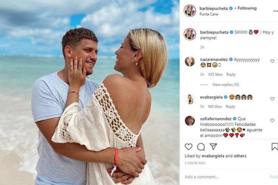 Barbie Velez y su novio