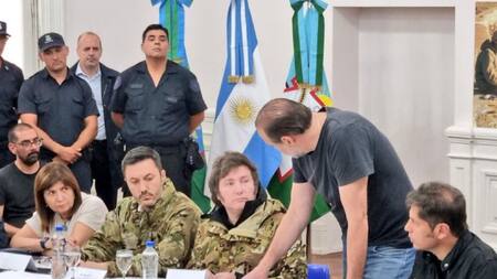 Javier Milei llegó a Bahía Blanca. Foto: NA