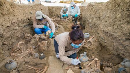 Descubrimientos en el yacimiento Chan Chan, en Perú. Foto: Proyecto Especial Complejo Arqueológico Chan Chan