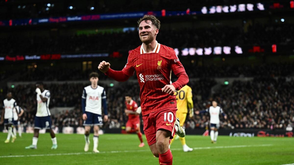 Alexis Mac Allister; Liverpool. Foto: Reuters.