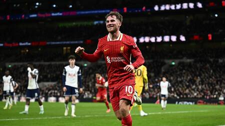 Alexis Mac Allister; Liverpool. Foto: Reuters.