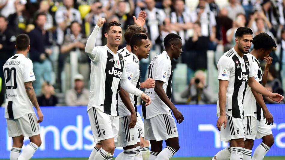 Festejo de la Juventus en Serie A (Reuters)