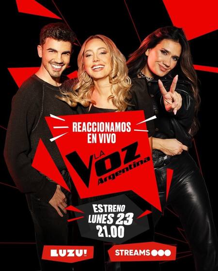 "La Voz Argentina 2025". Foto: X / @LaVozArgentina.