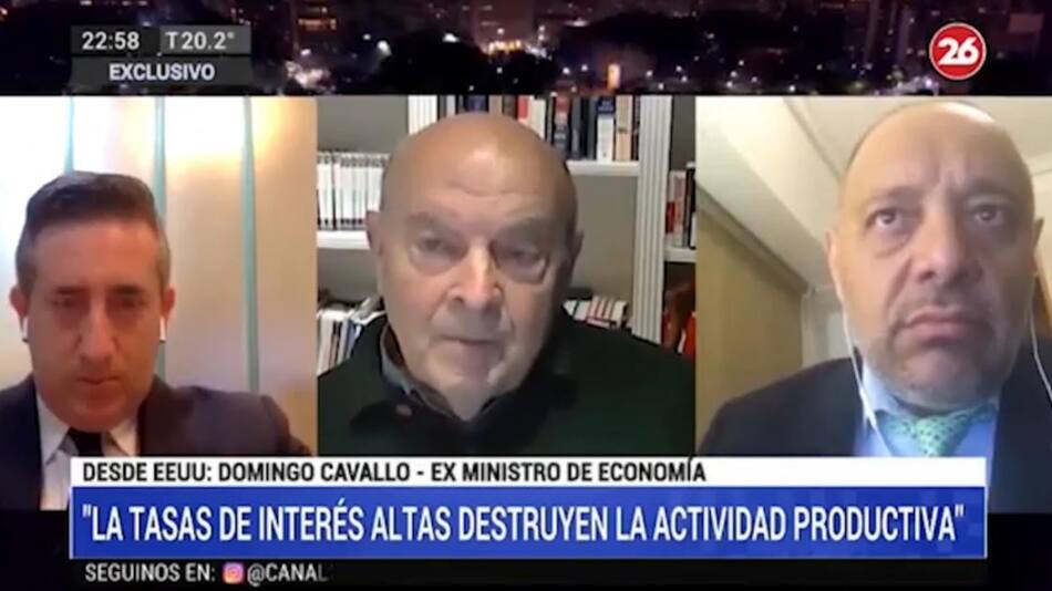 Domingo Cavallo, CANAL 26