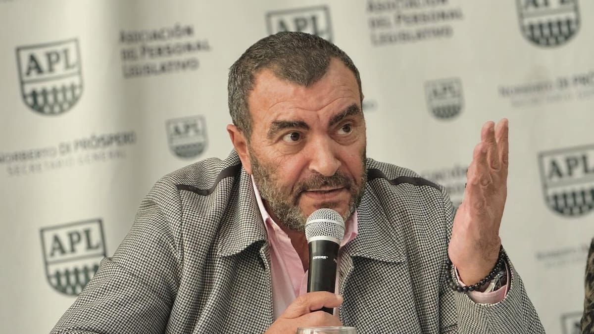 Norberto Di Próspero, histórico secretario general del gremio de trabajadores del Congreso.